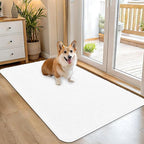 OLANLY Dog Door Mat for Muddy Paws 45x27, Super Absorbent Chenille Mud Mat
