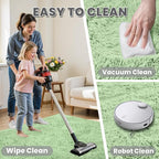8x10 Area Rugs for Living Room Rug: Soft Fluffy Shag Mint Green Rugs for Bedroom, Non-Slip Large Fuzzy Plush Rug Indoor Floor Carpet for Nursery Kids Boys Girl Room, Dorms, Playroom, Modern Home Decor
