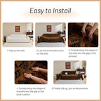 MYSKY HOME Boho Couch Cover Sofa Covers, Couch Covers for 2-3 Cushion Couch Sofa, Chenille L Shape Sectional Couch Cover- Pet-Friendly, Machine Washable, Sofa Protector for Kid, 71"x118", Coffee