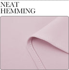 NICETOWN Baby Pink Blackout Curtains 86 inches Length for Living Room, 2 Panels, 55" Wide, Thermal Insulated Long Drapes for Large Window