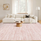 Nakagishi Boho 5x8 Area Rug Living Room Rugs Machine Washable Pink
