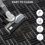 Mibao Front Door Mat, Heavy Duty Durable Welcome Mat for Outdoor Indoor, Dirt Trapper Waterproof Super Absorbent Door Mat for Entryway Outside Patio Porch, 47" x 24", Black