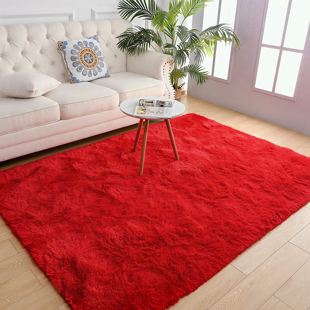Chicrug Soft Area Rugs for Bedroom Living Room Plush Fluffy Rug 6x9