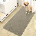 OLANLY Dog Door Mat for Muddy Paws 47x24, Super Absorbent Chenille Mud Mat