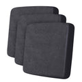 ANARACHON Leather Look Couch Cushion Covers Sofa Seat Slipcovers Sets Couches Furniture Protector for Sectional Armchair Loveseat Pets Kids Stretch Spandex Fabric (3 Cushion XL Sofa, Dark Grey)