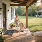 Yimobra Welcome Mat, Heavy Duty Sturdy Door Mats for Home Entrance Outdoor Indoor, Front Doormat for Outside Patio Floor Entry Porch Garage Office, Waterproof, Low Profile, 29.5x17, Black Grey