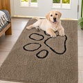 Smiry Dog Door Mat for Muddy Paws, Absorbent Non Slip Dirt Trapper, 47x32