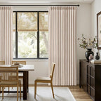 MIULEE Pinch Pleated Thick Linen Curtains 96 Inches Long 2 Panels for Living Room Bedroom, Memory Trained Pleat Drapes Light Filtering Sand Beige Semi Sheer Window Curtains Hooks Rings Back Tab