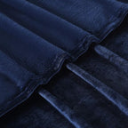 TASTHROW Large Flannel Fleece Throw Blanket, 60×80 Inch - Cozy Lightweight Thick Blanket - All Seasons Suitable for Women, Men and Kids (Navy)