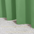 NICETOWN Blackout Curtains for Boys Room - Thermal Insulated Solid Grommet Room Darkening Curtains/Panels/Drape for Bedroom (Forest Green, 1 Pair, 46 by 72-Inch)