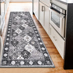 HEBE Hallway Runner Rug 2'x6', Washable Non Slip Kitchen Rug Runner