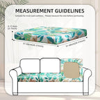 8Pcs Stretch Patio Cushion Covers,Outdoor Couch Covers Replacement,Outdoor Couch & Sofa Slipcovers,for Patio Furniture Cushion Covers,Washable Reusable urniture Protector(Leopard,8PCS)