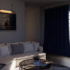 BGment Blackout Curtains for Living Room - Grommet Thermal Insulated Room Darkening Curtains for Bedroom, Set of 2 Panels (52 x 84 Inch, Navy Blue)