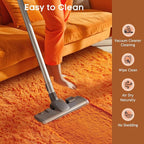 Ophanie Orange Rugs for Living Room Bedroom, 5x8 Fluffy Fuzzy Furry Carpet, Plush Soft Shaggy Bedside Indoor Floor Area Rug for Kids Girls Boys Baby Teen Dorm Nursery Home Decor Aesthetic