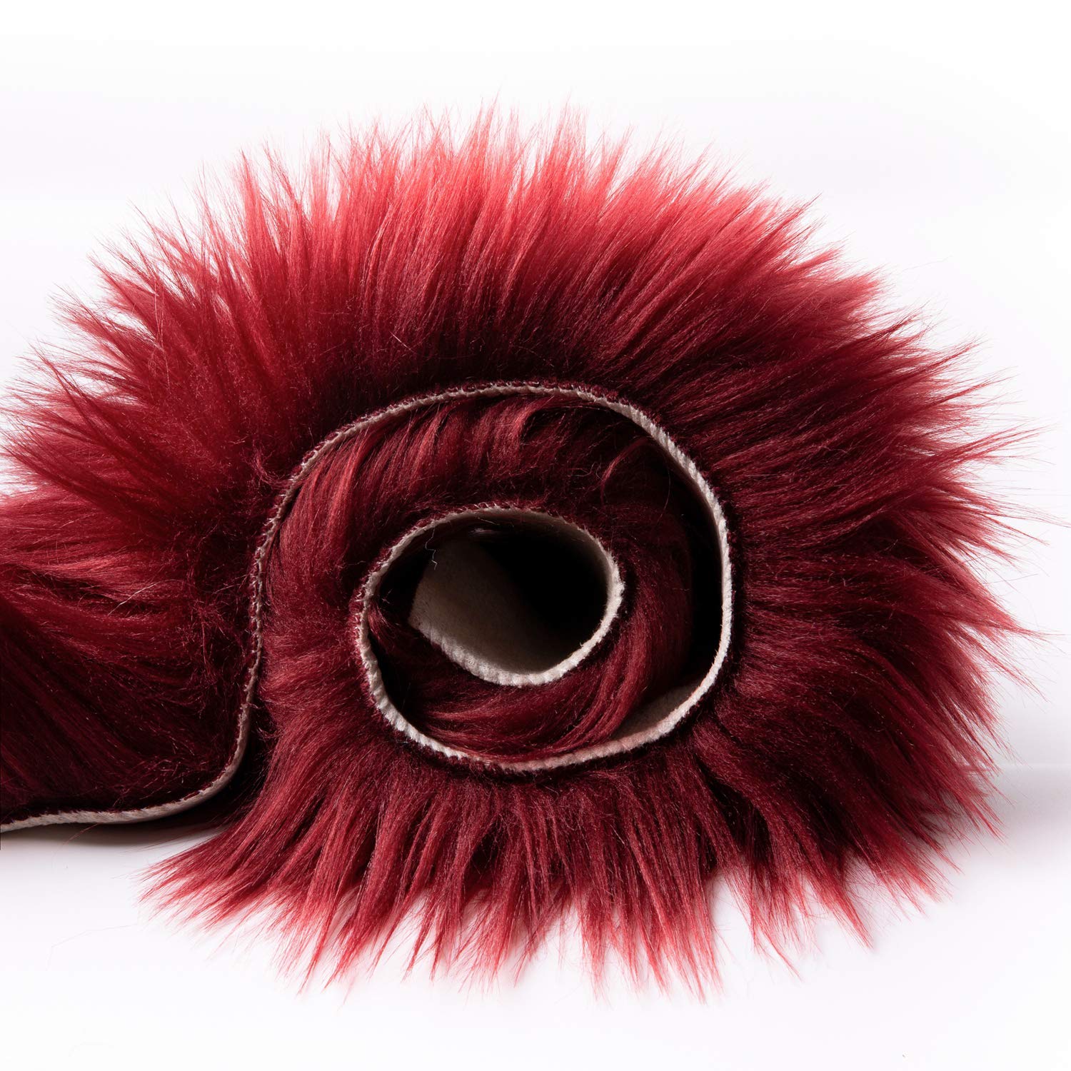 Ashler faux fur rug, Fluffy Shaggy Area Rug Ultra Soft 2 x 3 Feet Sheepskin Fur Rug, Deep Red Fuzzy Rug Machine Washable Shag Rug, Nursery Decor Throw Rugs for Bedroom, kids room, Living Room
