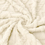 Sherpa Fleece Baby Blanket, Ultra Soft Fluffy Premium Baby Blankets for Boys Girls, Cozy Infant Toddler Newborn Receiving Blankets for Crib Stroller 30”×40” (Cream)