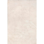 nuLOOM Nia Beige Geometric Washable Area Rug, 4' x 6'