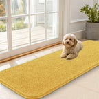 OLANLY Dog Door Mat for Muddy Paws 59x20, Super Absorbent Chenille Mud Mat