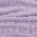 Yurhap Fleece Baby Blanket Heart Checkered Blanket, Ultra Soft Cozy Baby Blankets for Girls Boys, Fluffy Infant Toddler Newborn Receiving Blankets for Crib Stroller 30”×40” (Purple)