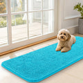 OLANLY Dog Door Mat for Muddy Paws 47x17, Super Absorbent Chenille Mud Mat