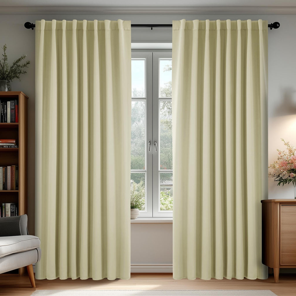 Deconovo Blackout Curtains for Bedroom, Living Room Curtains 84 Inches Long