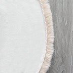ORINOVA Light Brown Beige Fluffy Faux Fur Rugs for Bedroom Washable Furry Rug for Living Room Indoor Sheepskin Area Rugs 4x6 Nursery Rug