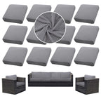 SUKAIKEQA 8PCS Patio Cushion Covers.Patio Furniture Couch SeatSlipcovers