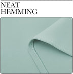 NICETOWN Blackout Curtains & Drapes for Bedroom, Aqua Blue, W34 x L40, Set of 2, Triple Weave Grommet Top Thermal Insulated Light Blocking Panels for Bathroom/Living Room