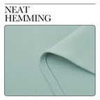 NICETOWN Aqua Blue Blackout Curtains 90" Long for Office, Dining Room, Guest Room, Sound Reducing Heat and Cold Block Curtain Panels for Modern Room Decorative (55" Wide by 90" Long, 2 Pieces)