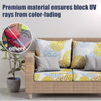 8Pcs Outdoor Cushion Covers, Stretch Patio Furniture Couch Chair Slipcovers