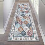 HEBE Hallway Runner Rug 2'x6', Washable Non Slip Kitchen Rug Runner