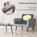 8Pcs Stretch Patio Cushion Covers,Outdoor Couch Covers Replacement,Outdoor Couch & Sofa Slipcovers,for Patio Furniture Cushion Covers,Washable Reusable Furniture Protector (Gray, Cover Only)