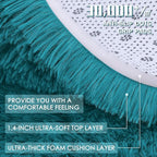 OLANLY 8x10 Machine Washable Large Area Rugs for Living Room, Bedroom, Soft Fluffy Shaggy Bedside Rug, Indoor Floor Carpet for Kids Girls and Boys, Dorms, Nursery, Home Decor Aesthetic, Teal