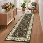 GarveeHome Washable Kitchen Rugs Non Slip 2x6 Hallway Runner Stain Resistant Low Pile Rug