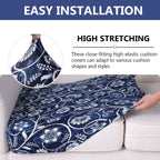 hyha Printed Couch Cushion Covers, Sofa Covers Washable for 3 Cushion Couch