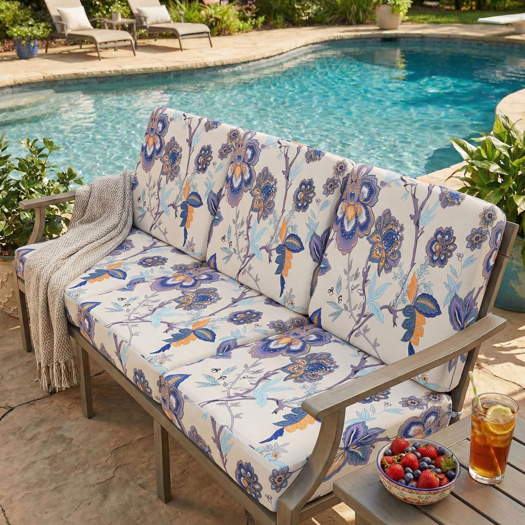 hyha Printed Couch Cushion Covers, Sofa Covers Washable for Cushion Couch