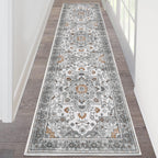 HEBE Hallway Runner Rug 2'x8', Washable Non Slip Kitchen Rug Runner