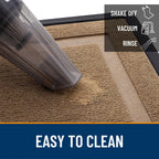 OLANLY Front Door Mat Outside 29.5x17, All-Season Heavy-Duty Rubber Doormat