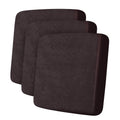 ANARACHON Leather Look Couch Cushion Covers Sofa Seat Slipcovers Sets Couches Furniture Protector for Sectional Armchair Loveseat Pets Kids Stretch Spandex Fabric (3 Cushion Sofa, Chocolate)