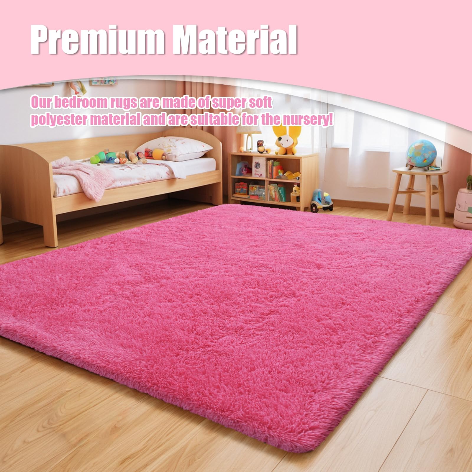 9x12 Fluffy Area Rugs for Living Room Bedroom,Large Fuzzy Shag Area Rug