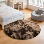 Fluffy Round Rug,Small Area Rugs,Shaggy Rugs 6'X6' for Living Room
