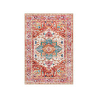 Yamaziot Washable Area Rug, 2x3 Small Boho Vintage Entryway Non-Slip Rug