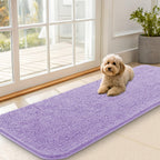 OLANLY Dog Door Mat for Muddy Paws 59x20, Super Absorbent Chenille Mud Mat