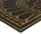 Mohawk Home Swirl Style Casual Ornamental Charcoal 2' X 3' All Weather Outdoor Door Mat Perfect for Porch, Garage