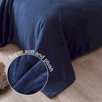 Exclusivo Mezcla Fleece Throw XL Blanket for Couch, Sofa, Super Soft and Warm Navy Blue Blankets, All Season, Cozy, Plush, Lightweight, 50x70 Inches