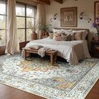 RELEANY Washable Area Rug, 6'x8' — 6' X 8' (Rectangular)
