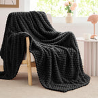 BEDELITE Black Throw Blanket for Couch, Soft Cozy Gifts for Women, 50 * 60
