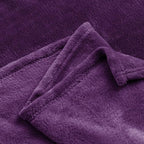BEDELITE Fleece Blanket King Size Blankets for Bed, Luxury Plush Cozy Fuzzy Blanket 108x90 inches, Super Soft Warm Lightweight Throw Blanket All Seasons Suitable, Purple