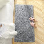 Chicrug Soft Area Rugs for Bedroom Living Room Plush Fluffy Rug 2x4 Feet, Shag Furry Area Rug Carpet Non Shedding for Nursery Children Kids Girls Room Home Decorative, Grey