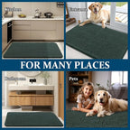 OLANLY Dog Door Mat for Muddy Paws 70x24, Super Absorbent Chenille Mud Mat